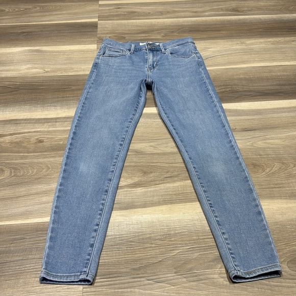 720 Levi's Blue super High Rise Jeans skinny crop size 25 - Picture 5 of 11